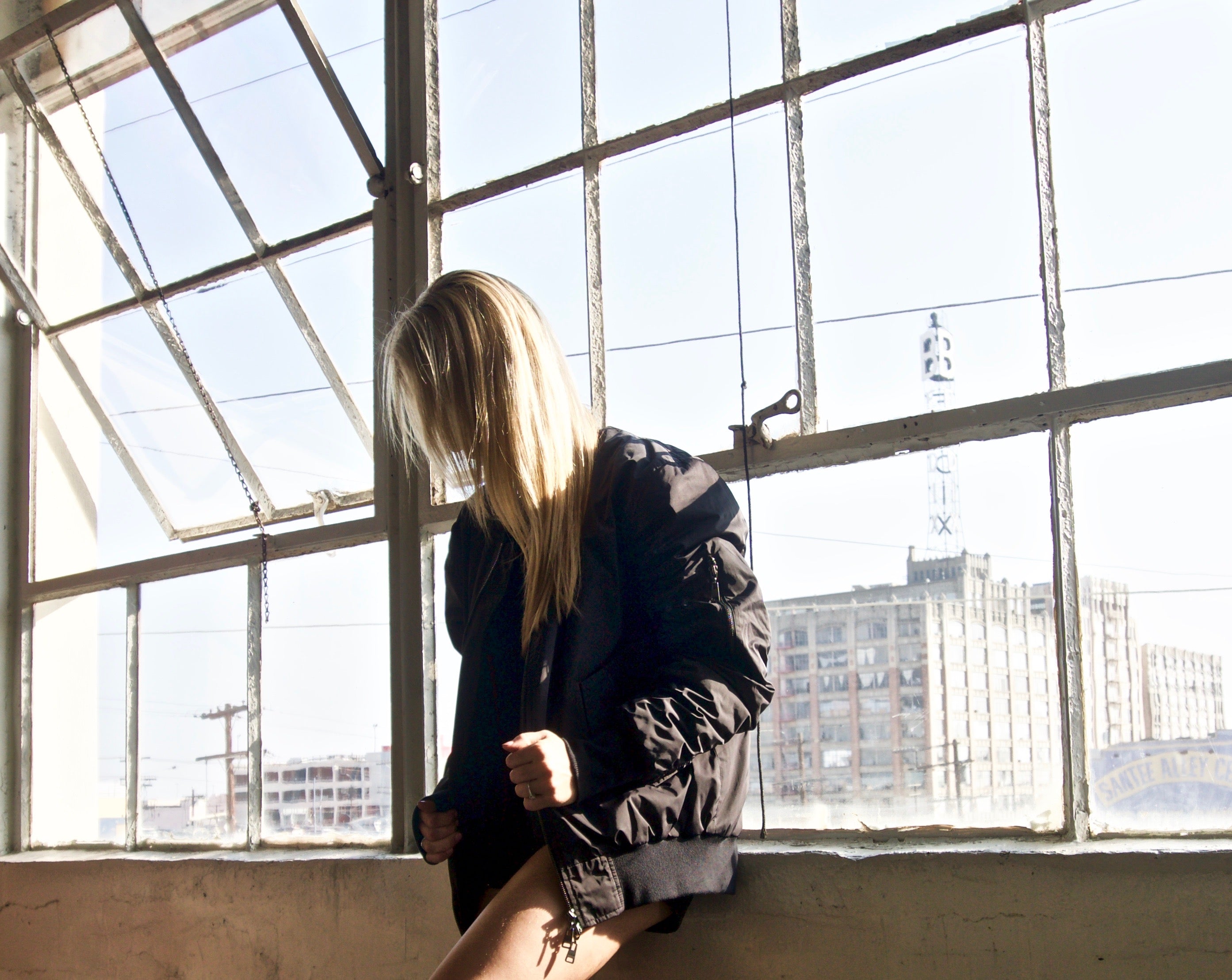 Women's Fashion Bomber Jacket Shorts